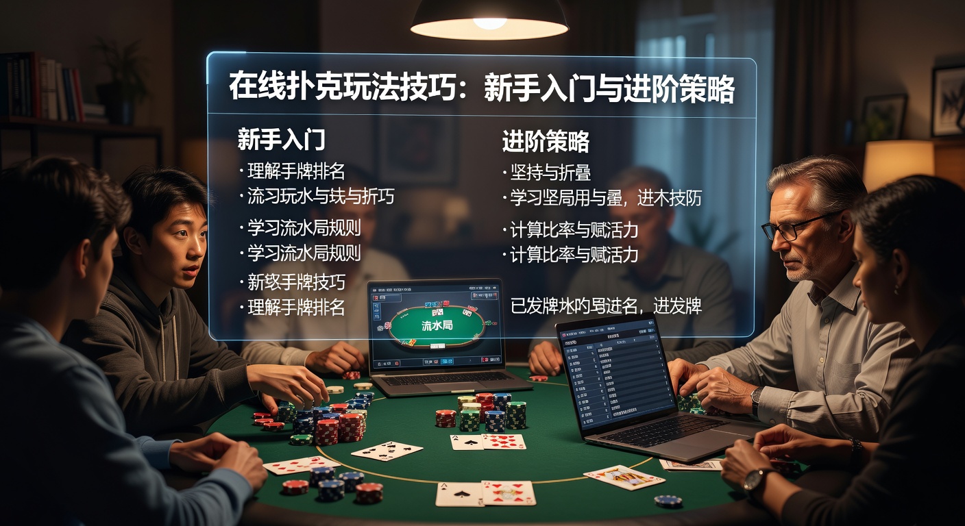 在线扑克玩法攻略：规则技巧赛事分析