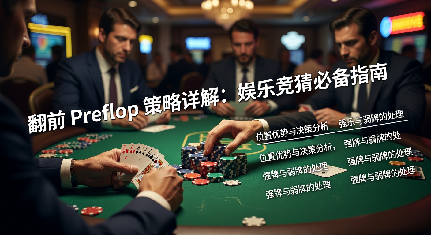 翻前 Preflop 策略详解：赛事竞猜必备技巧