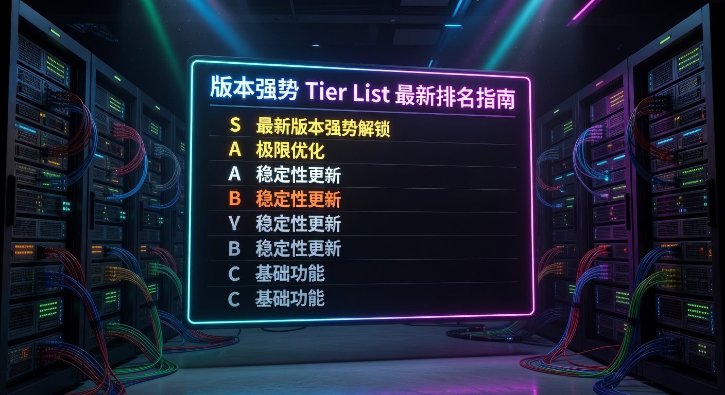 版本强势 Tier List 最新排名