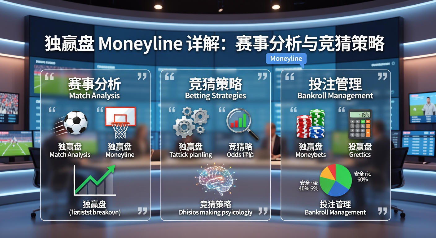 独赢盘 Moneyline 详解：竞猜策略实战指南