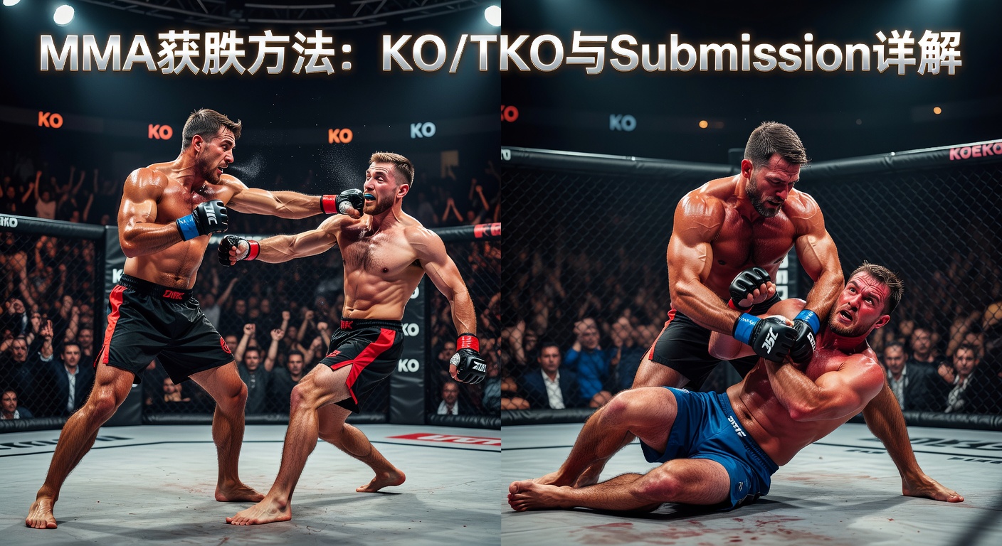 MMA获胜方式 KO/TKO Submission 分析