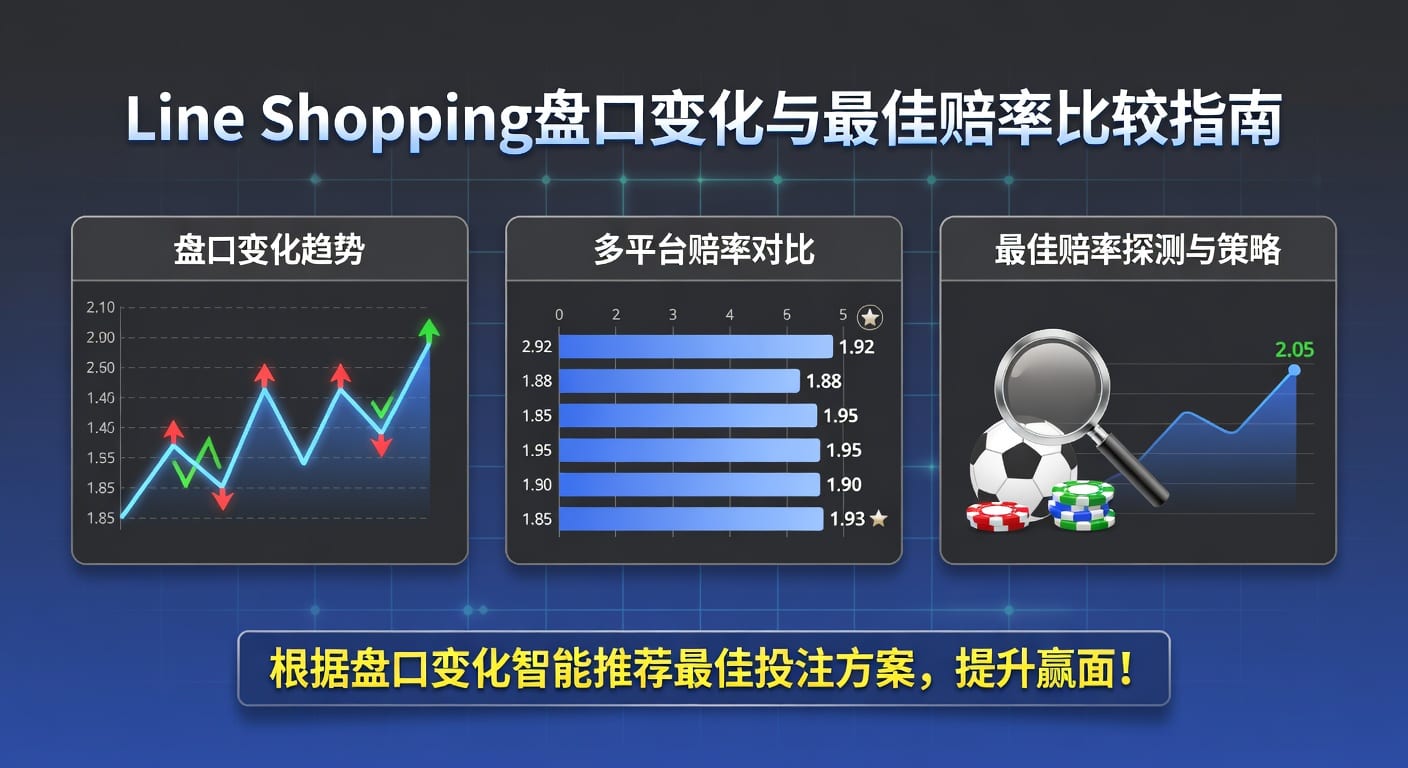 Line Shopping 最佳赔率比较：2026赛事优化攻略